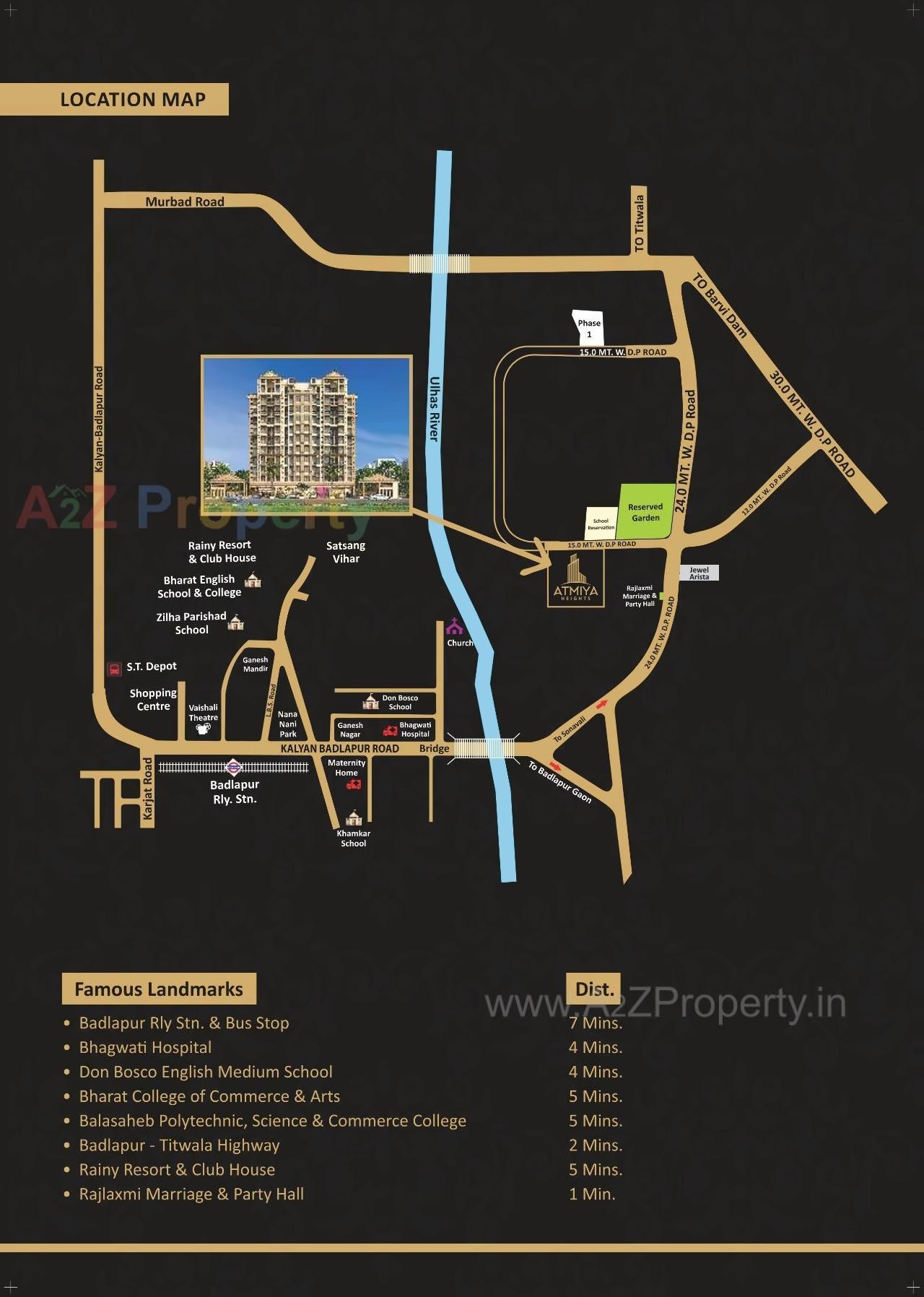  of real estate project Atmiya Heights located at Sonavale, Thane, Maharashtra