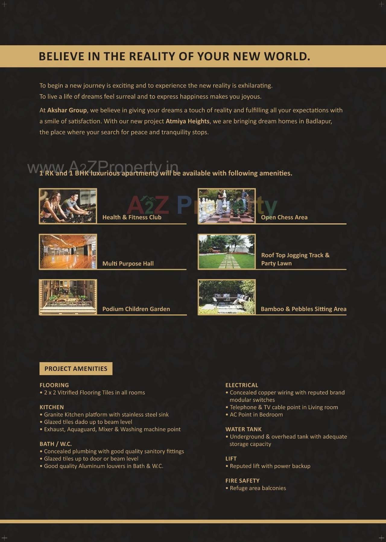  of real estate project Atmiya Heights located at Sonavale, Thane, Maharashtra