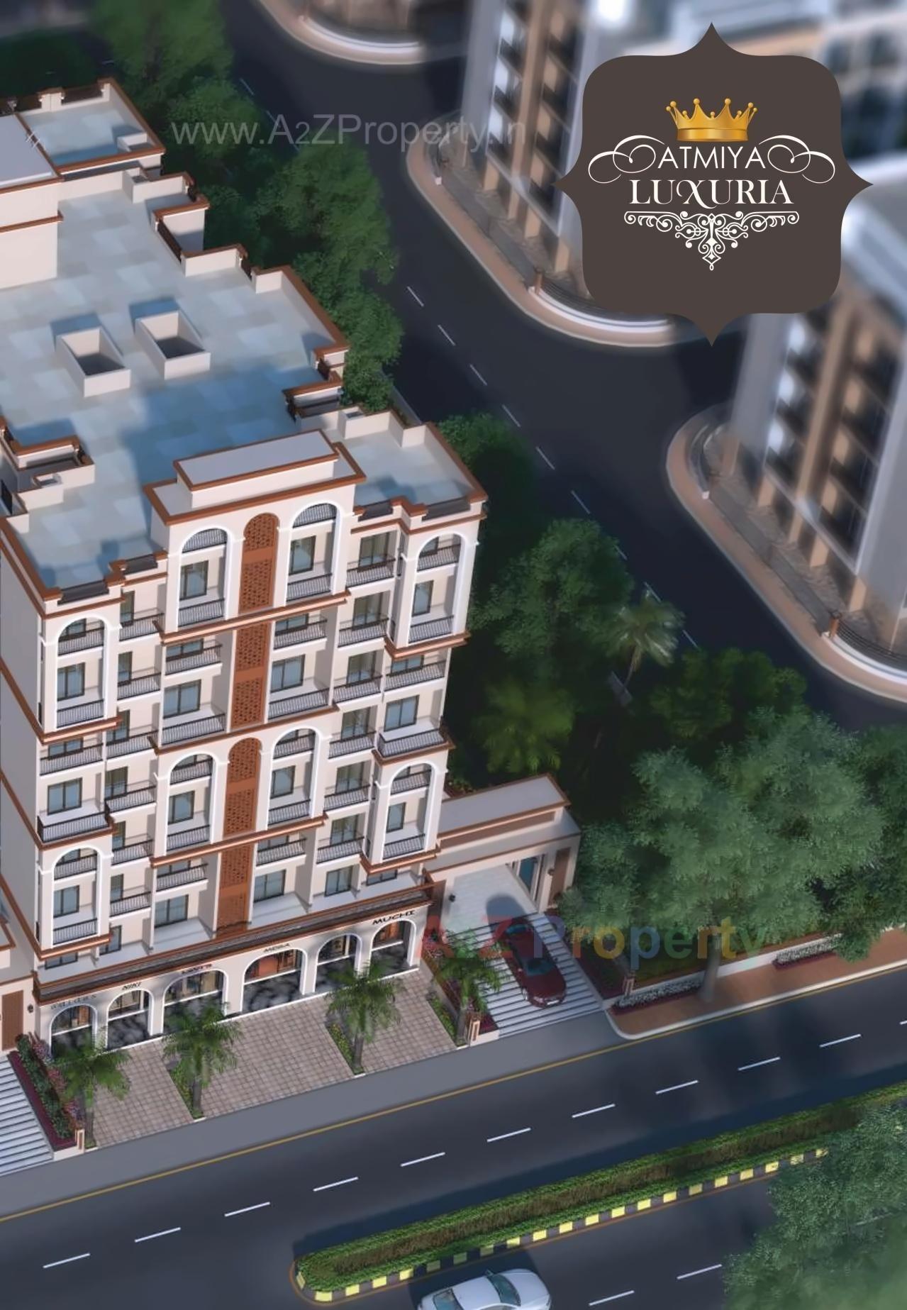 3D Elevation of real estate project Atmiya Luxuria located at Sonavale, Thane, Maharashtra