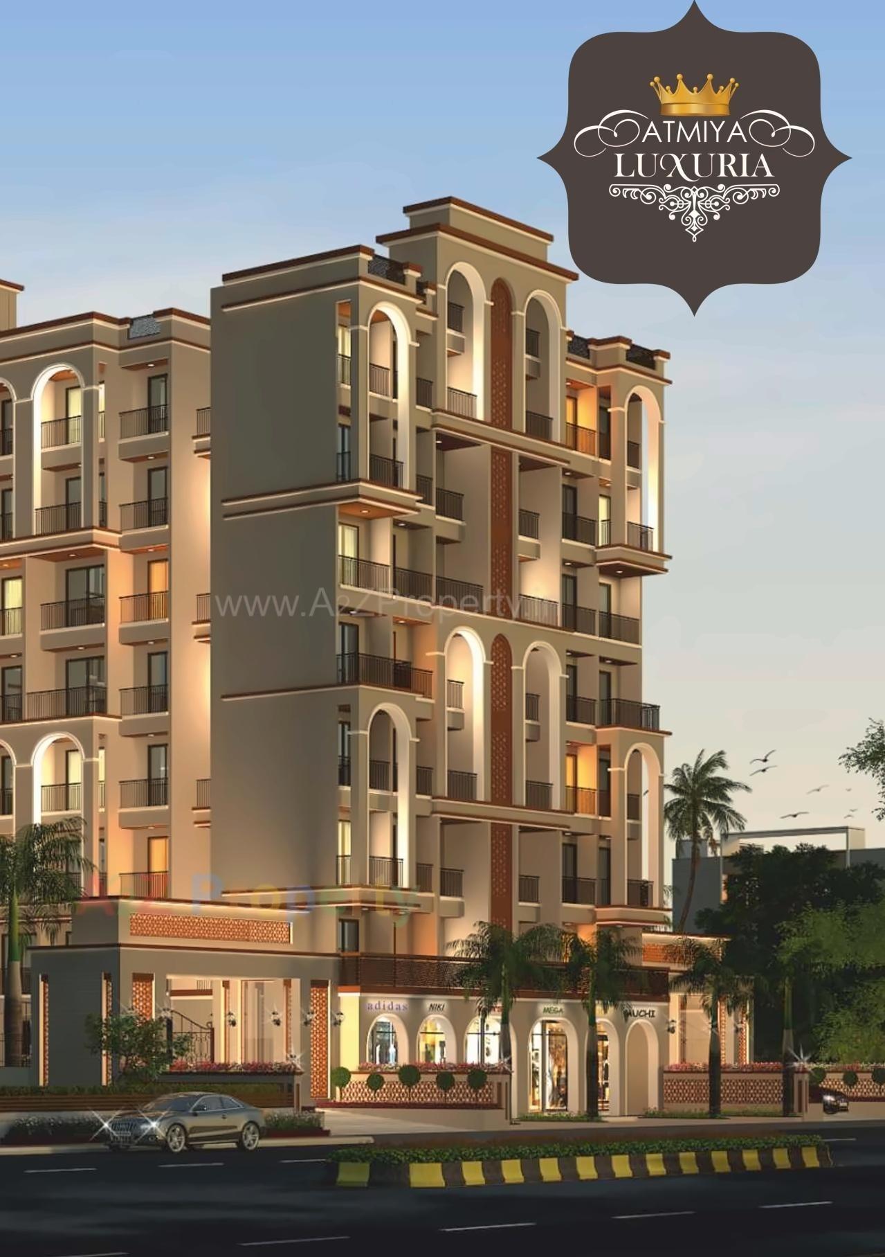 3D Elevation of real estate project Atmiya Luxuria located at Sonavale, Thane, Maharashtra