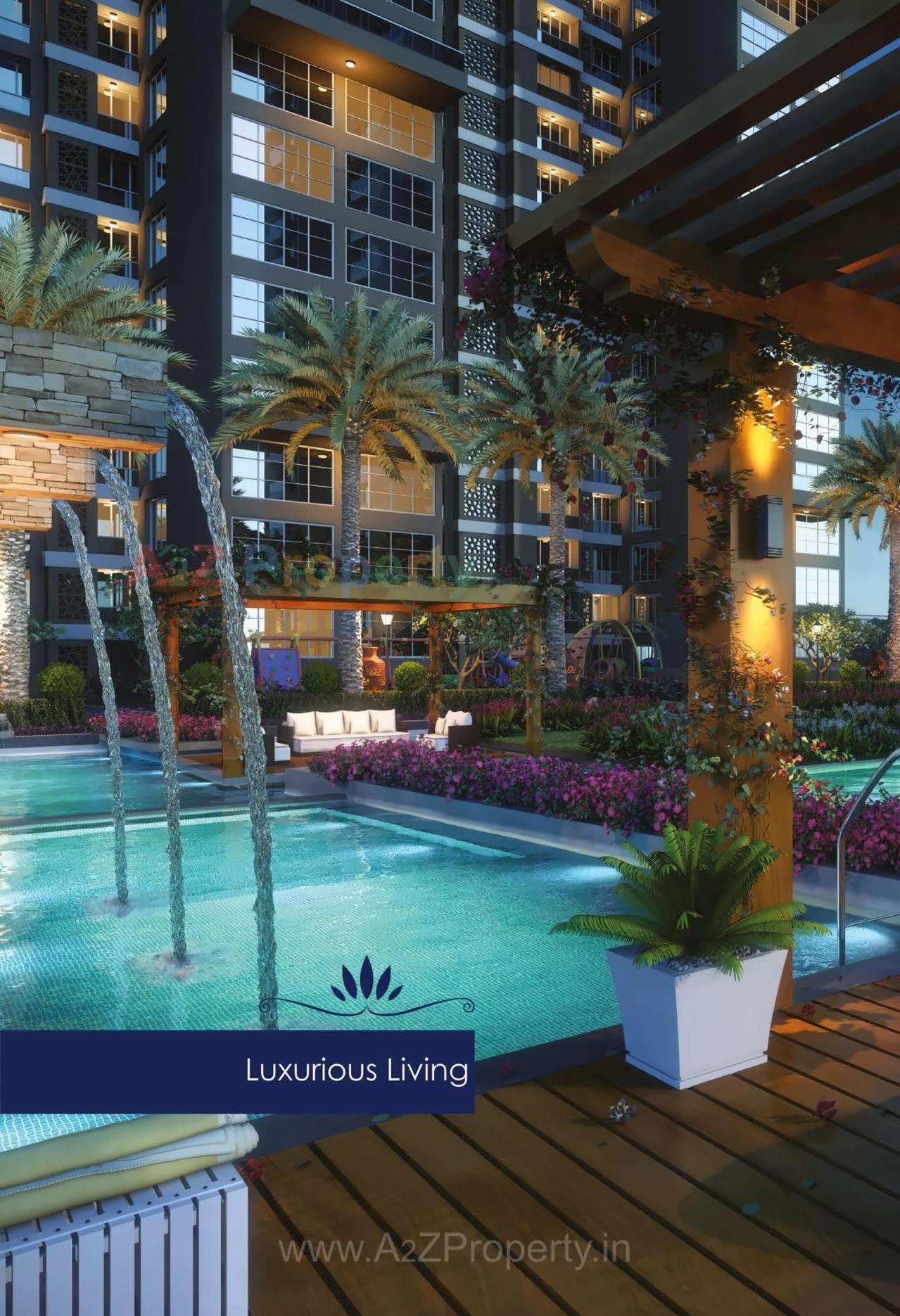 3D Elevation of real estate project Bhagwati Eleganza located at Navi-mumbai-m-corp, Thane, Maharashtra