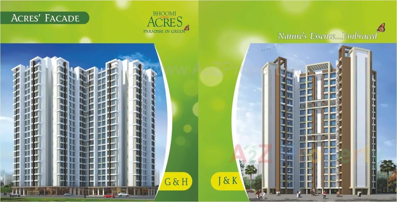 3D Elevation of real estate project Bhoomi Acres M located at Thane-m-corp, Thane, Maharashtra