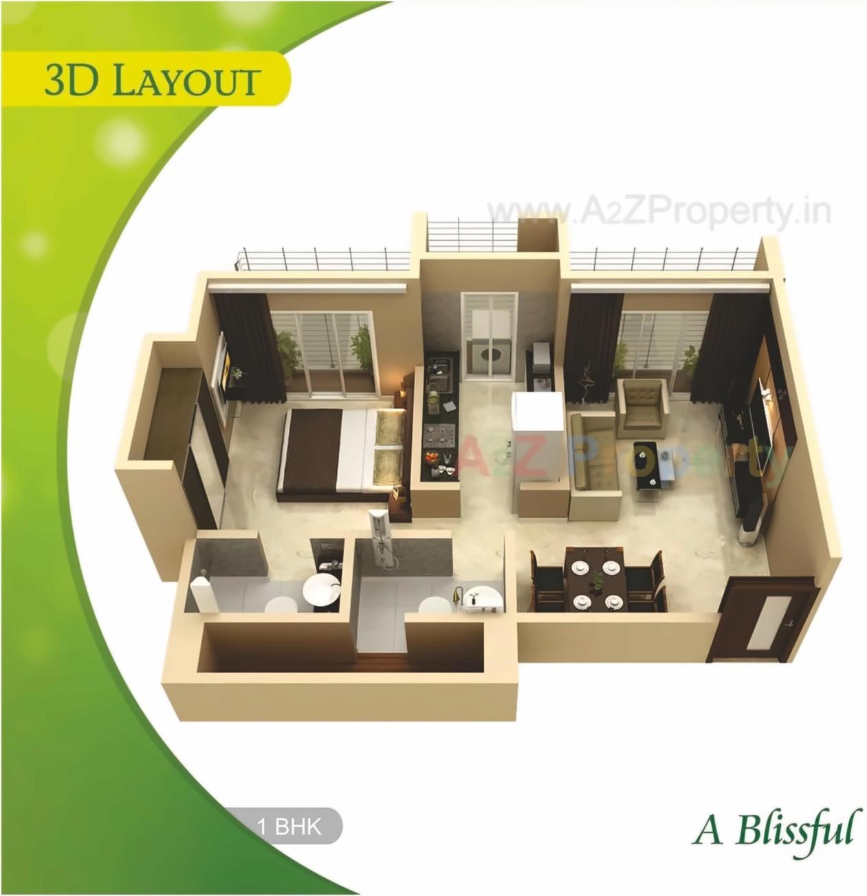 Layout of real estate project Bhoomi Acres M located at Thane-m-corp, Thane, Maharashtra