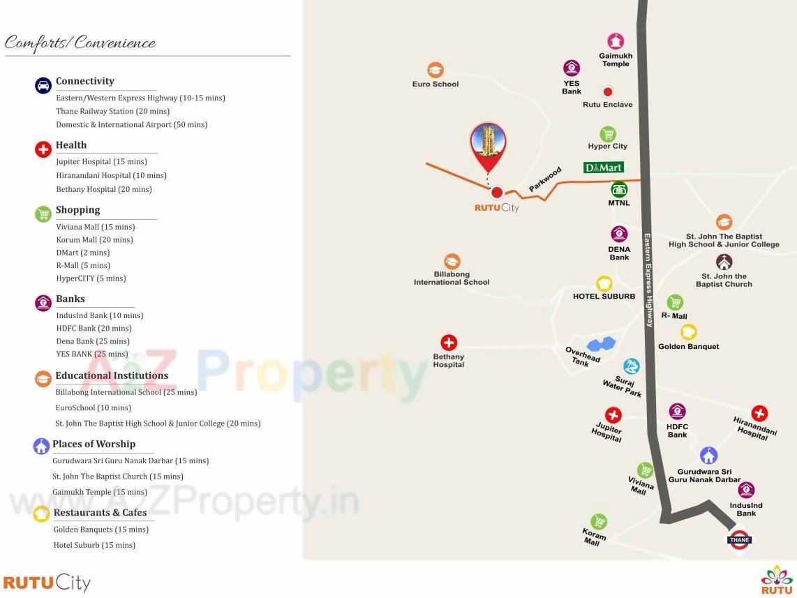  of real estate project A, Richmond Of Rutu City Complex located at Thane-m-corp, Thane, Maharashtra