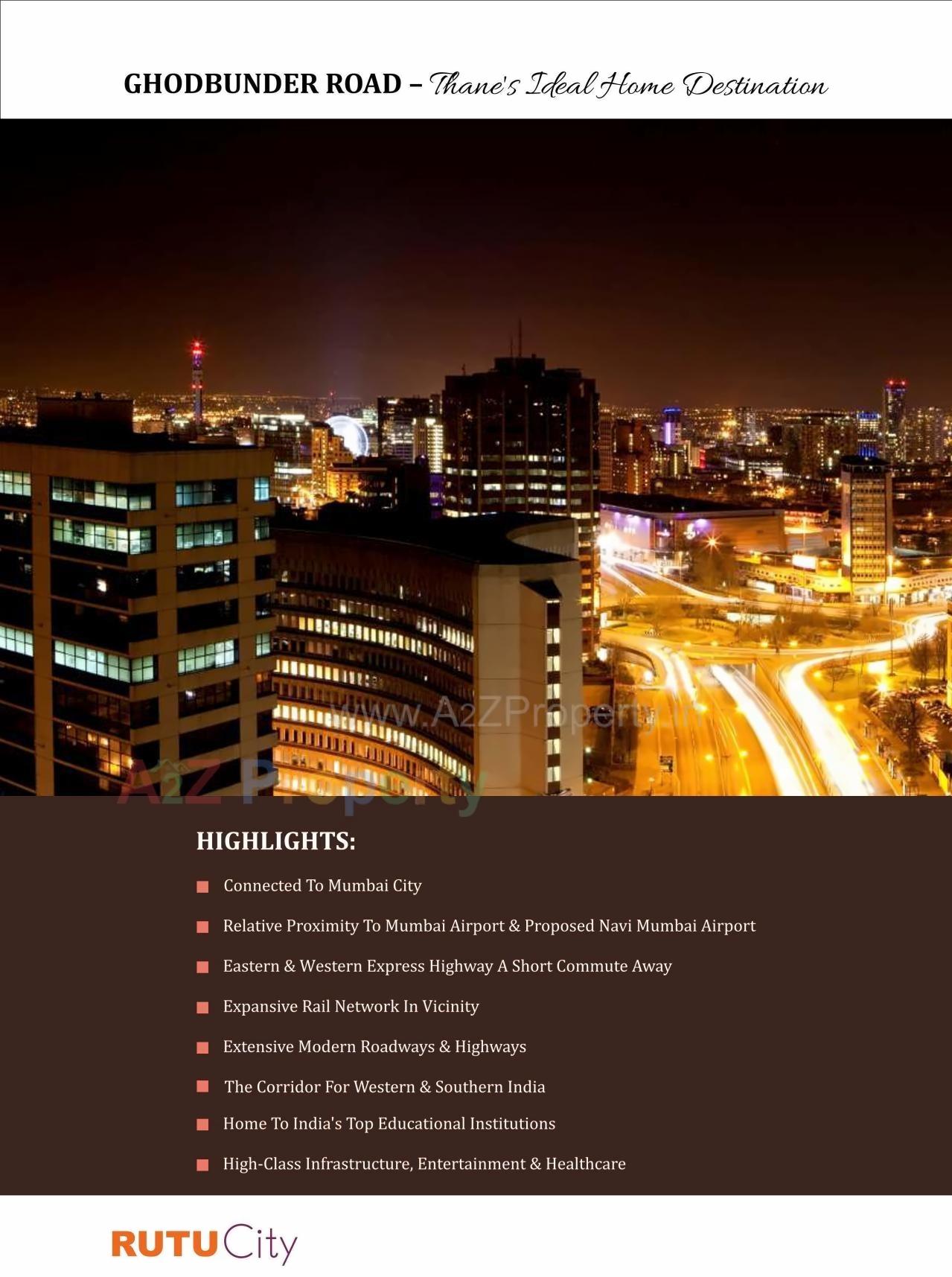 3D Elevation of real estate project A, Richmond Of Rutu City Complex located at Thane-m-corp, Thane, Maharashtra