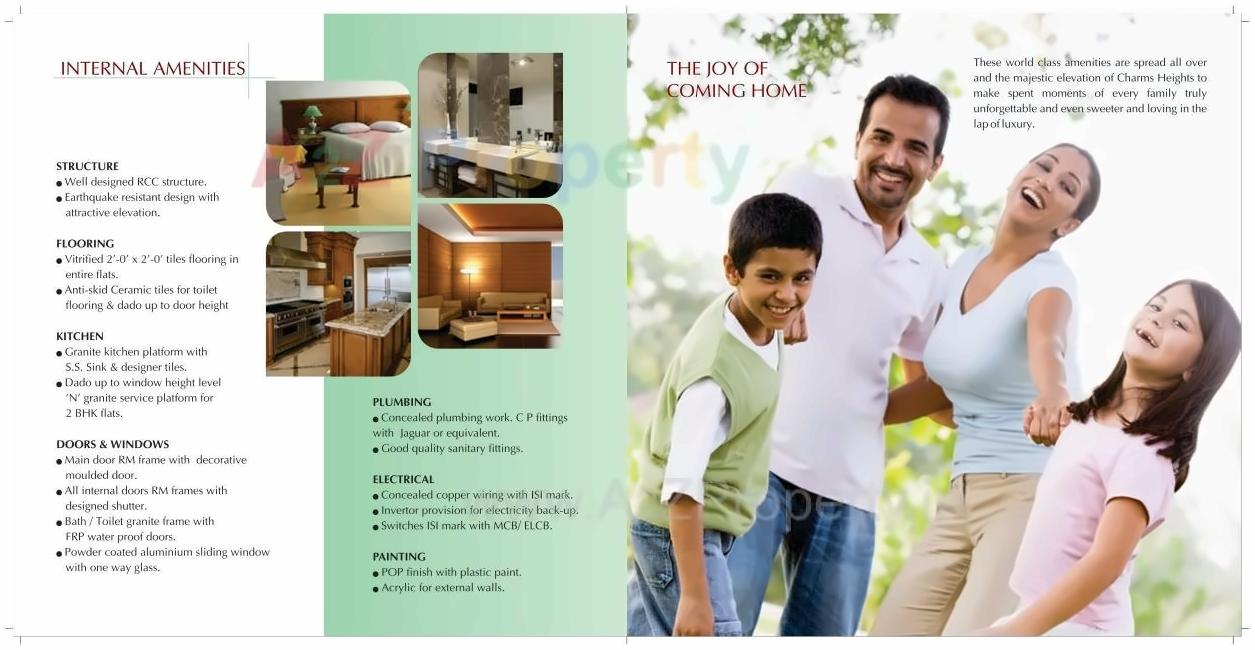  of real estate project Charms Heights located at Manda, Thane, Maharashtra