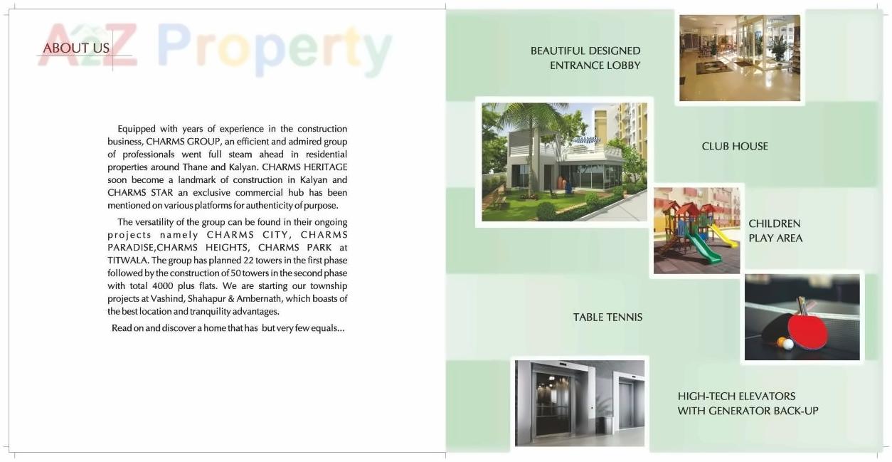  of real estate project Charms Paradise located at Titwala, Thane, Maharashtra