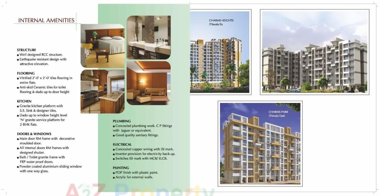  of real estate project Charms Paradise located at Titwala, Thane, Maharashtra