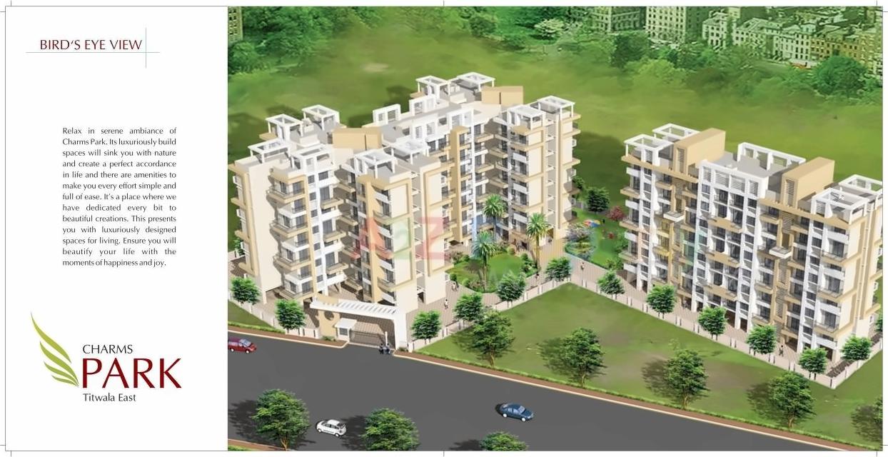 3D Elevation of real estate project Charms Park located at Titwala, Thane, Maharashtra