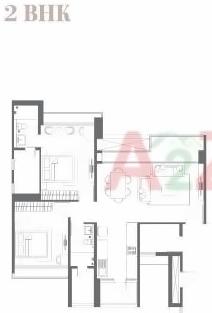 Layout of real estate project Cloud 36 located at Navi-mumbai-m-corp, Thane, Maharashtra