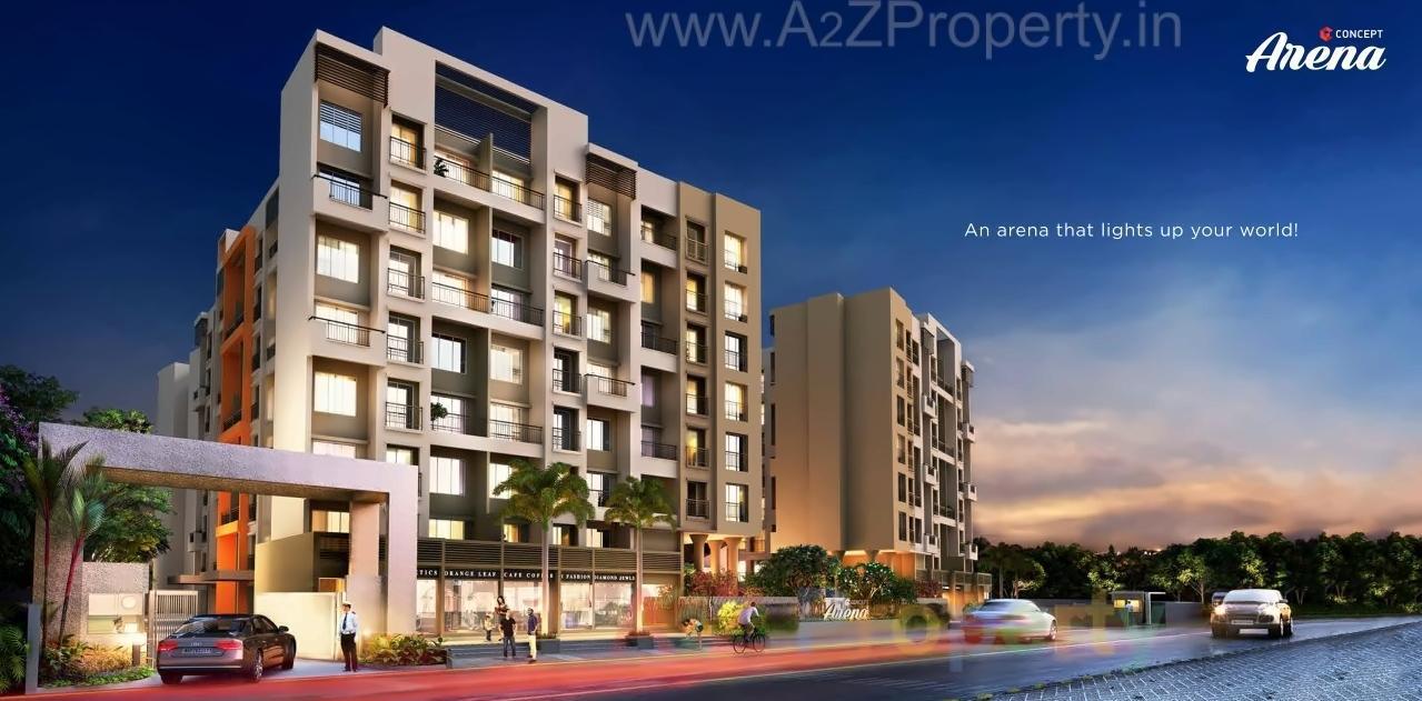 3D Elevation of real estate project Concept Arena located at Ambarnathm-cl, Thane, Maharashtra