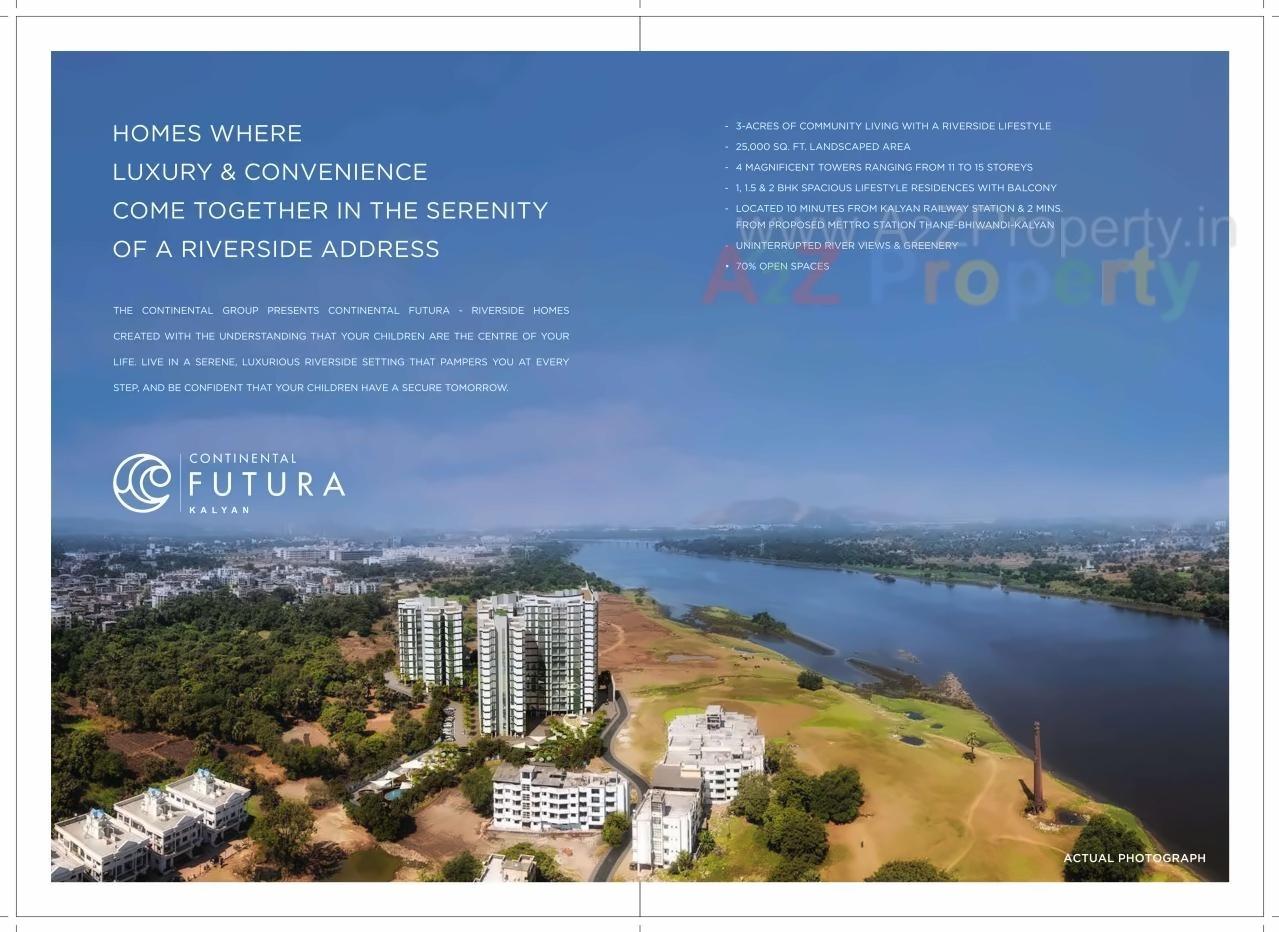 3D Elevation of real estate project Continental Futura located at Kon-ct, Thane, Maharashtra