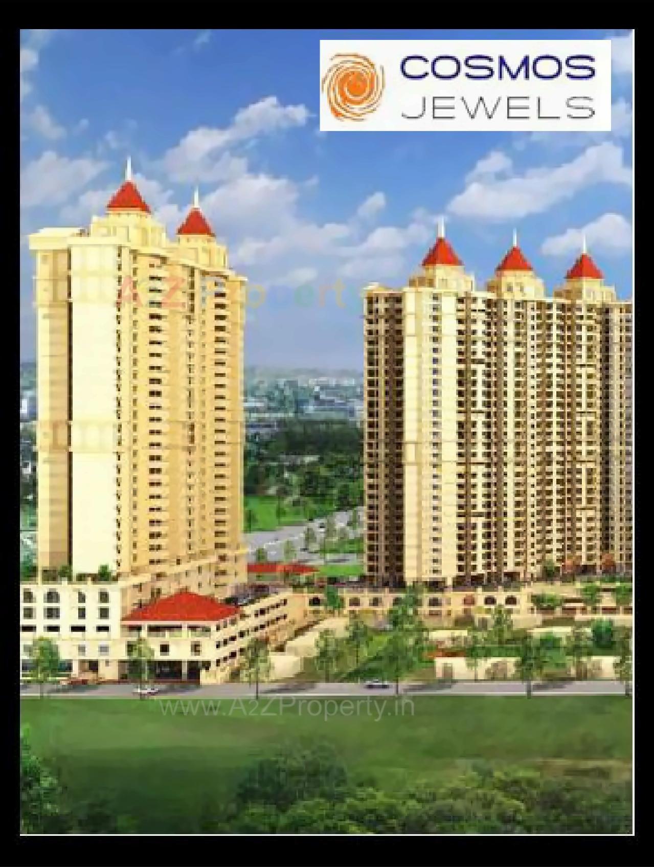 3D Elevation of real estate project Cosmos Jewels located at Thane-m-corp, Thane, Maharashtra