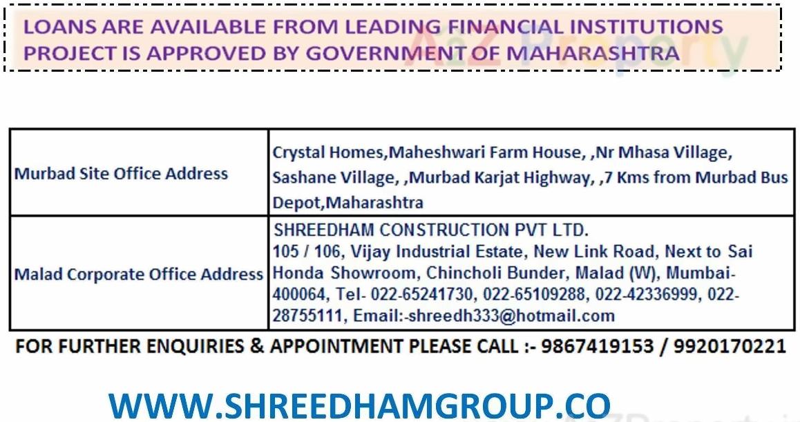 of real estate project Crystal Homes located at Nhave, Thane, Maharashtra