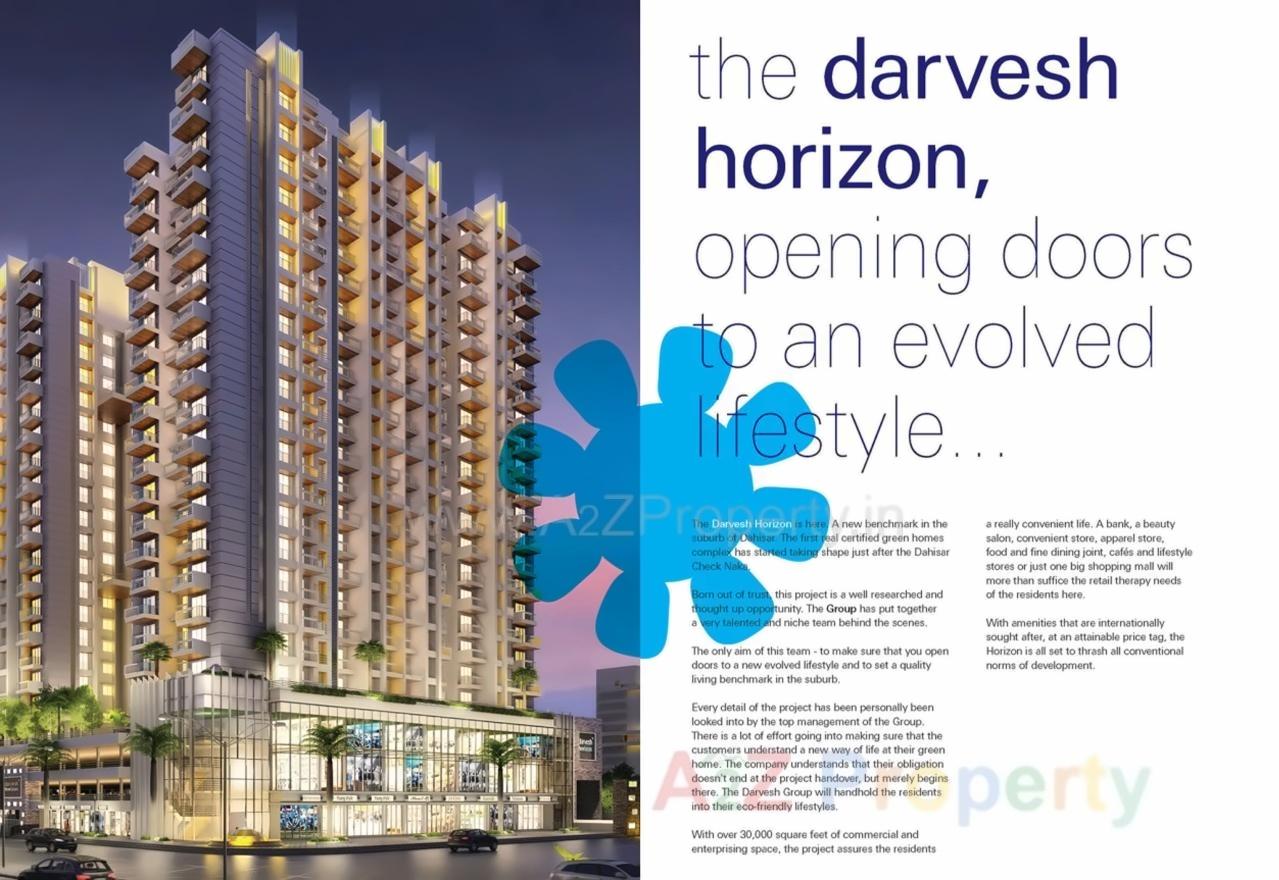 3D Elevation of real estate project Darvesh Horizon located at Mirabhayandar-m-corp, Thane, Maharashtra