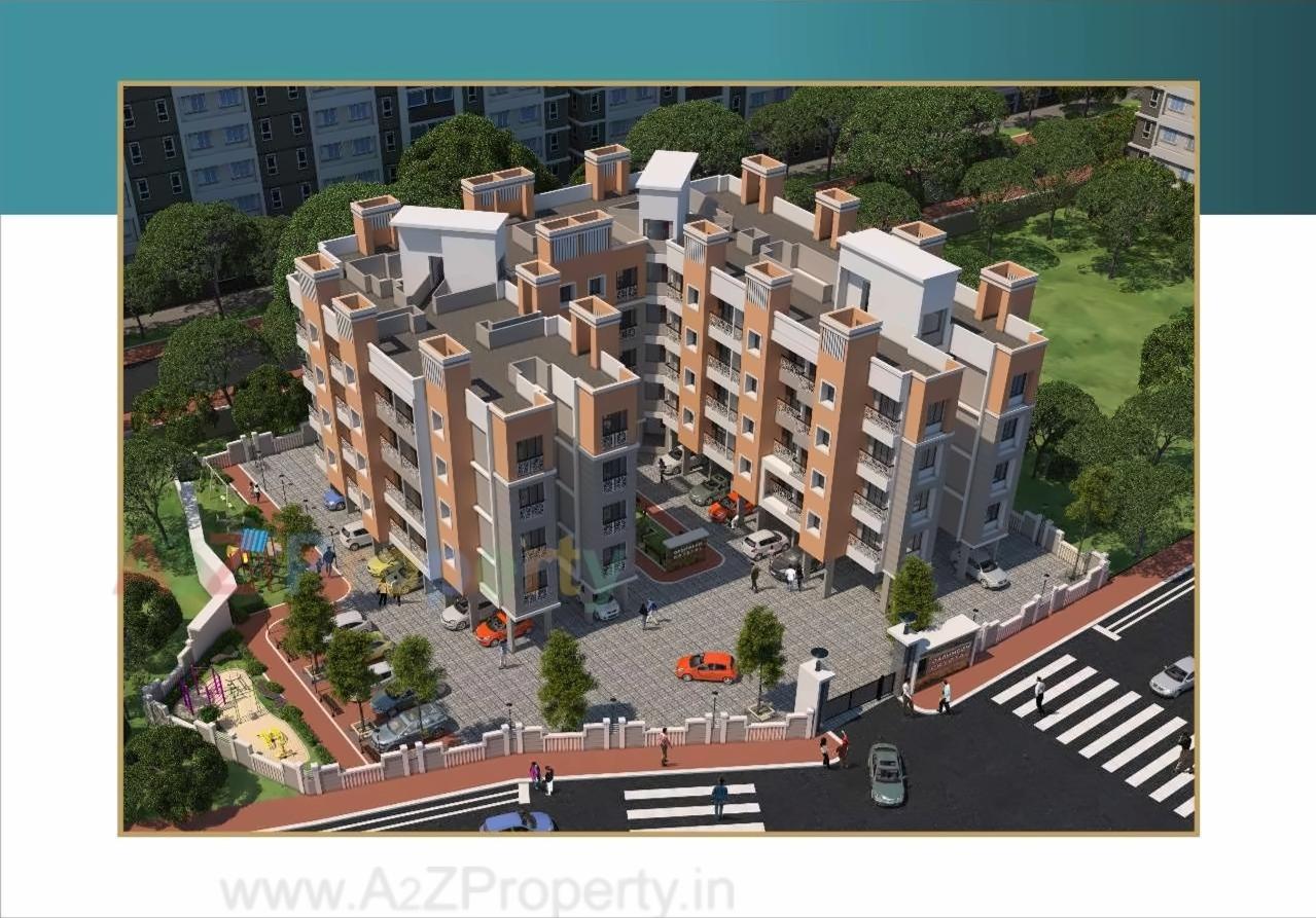 3D Elevation of real estate project Dashmesh Crystal located at Badlapur-m-cl, Thane, Maharashtra