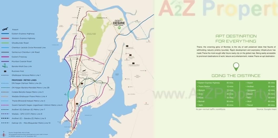  of real estate project Dosti Desire Dosti Joy located at Thane-m-corp, Thane, Maharashtra