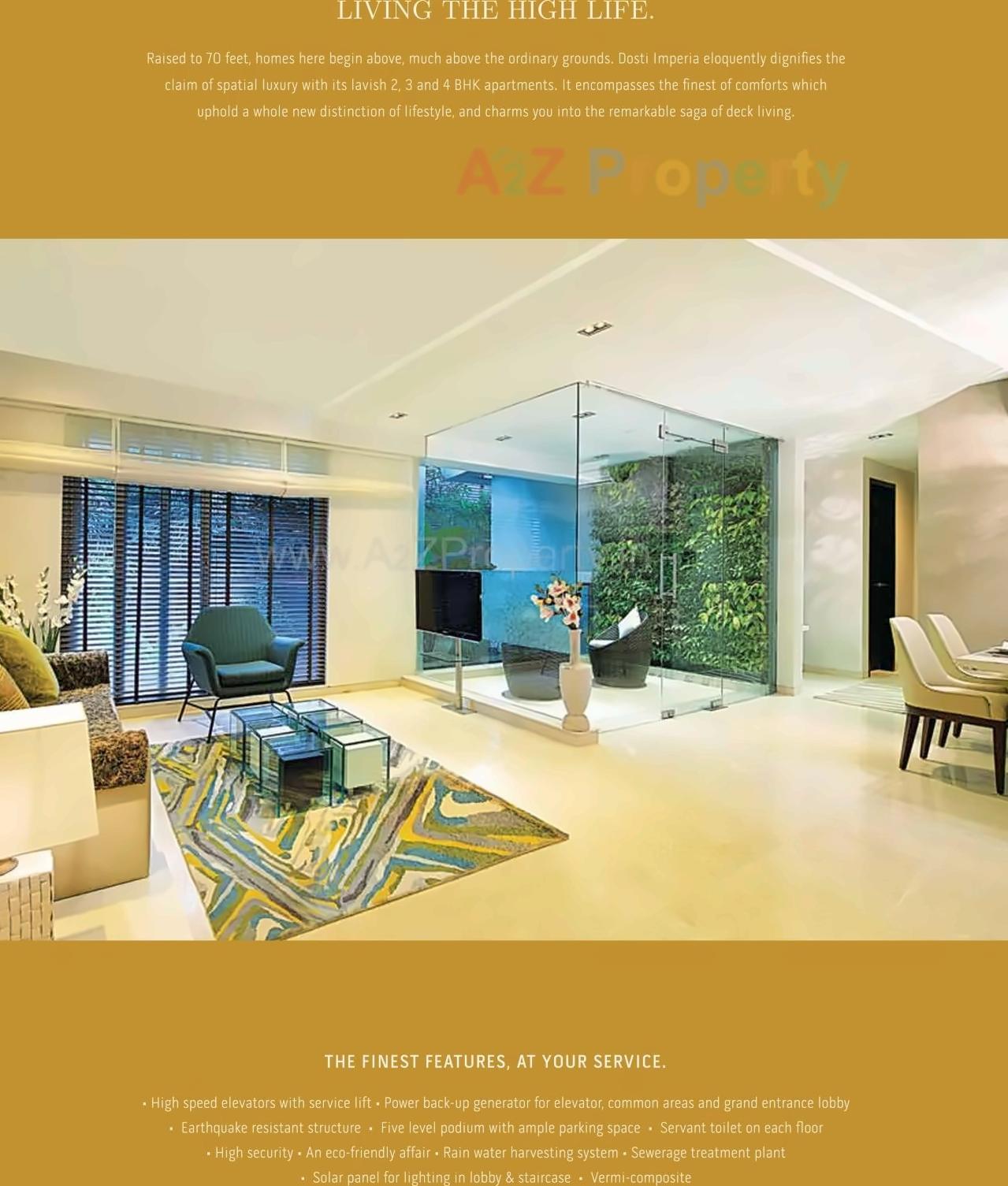 3D Elevation of real estate project Dosti Imperia   Dosti Majesta located at Thane-m-corp, Thane, Maharashtra