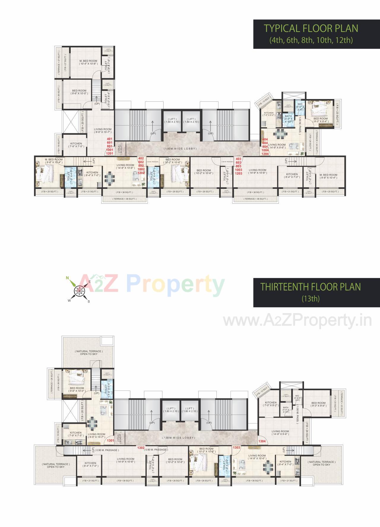 Layout of real estate project Dream Solitaire located at Navi-mumbai-m-corp, Thane, Maharashtra