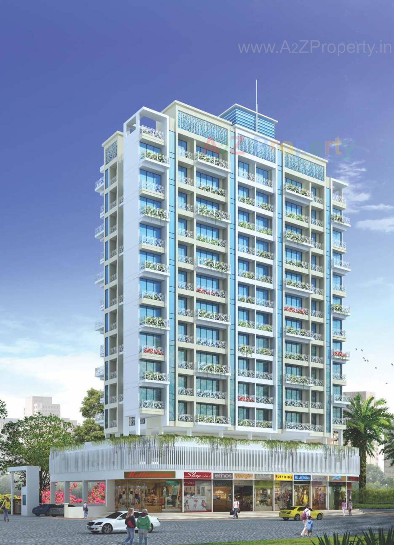 3D Elevation of real estate project Dream Solitaire located at Navi-mumbai-m-corp, Thane, Maharashtra