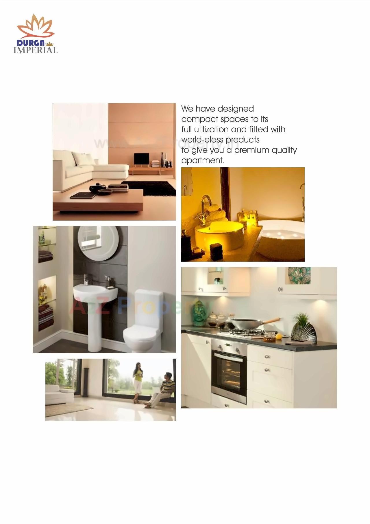 Layout of real estate project Durga Imperial located at Pisavali, Thane, Maharashtra