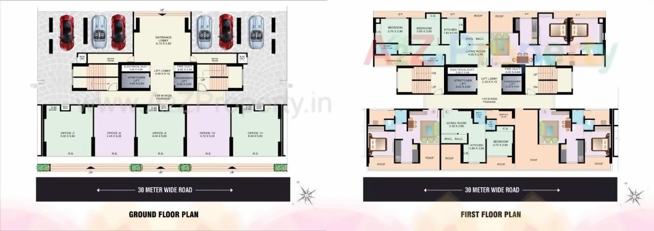 Layout of real estate project Dynamic Crest   Rimo/everest located at Thane-m-corp, Thane, Maharashtra