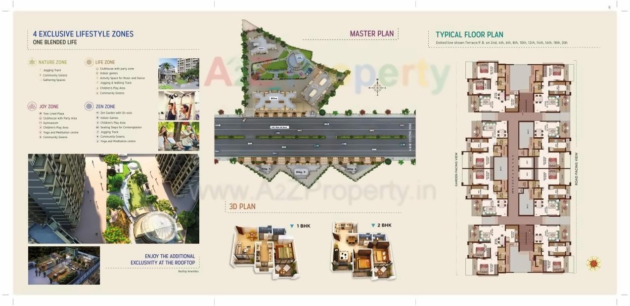 Layout of real estate project Dynamic Ultima   Bliss located at Kalyandombivali-m-corp, Thane, Maharashtra