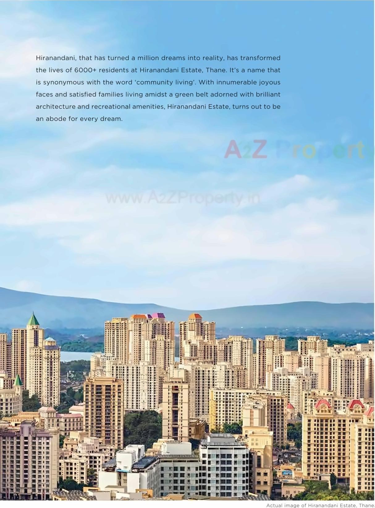 3D Elevation of real estate project Eagleridge located at Thane-m-corp, Thane, Maharashtra