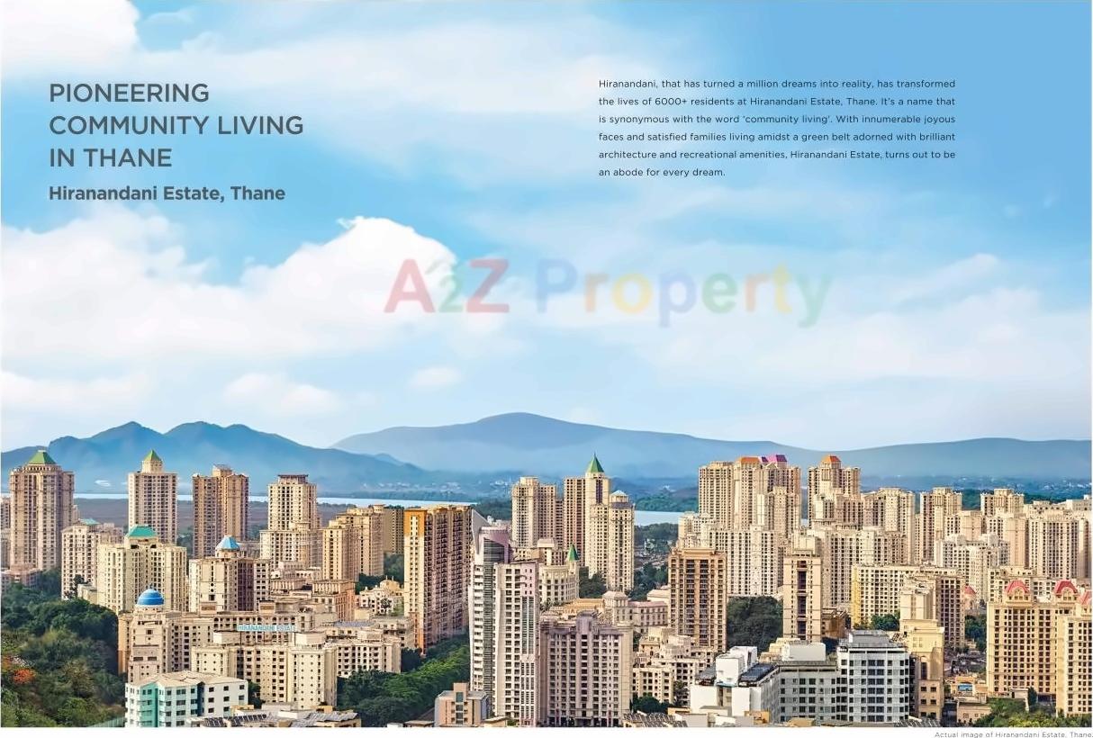 3D Elevation of real estate project Eagleridge located at Thane-m-corp, Thane, Maharashtra