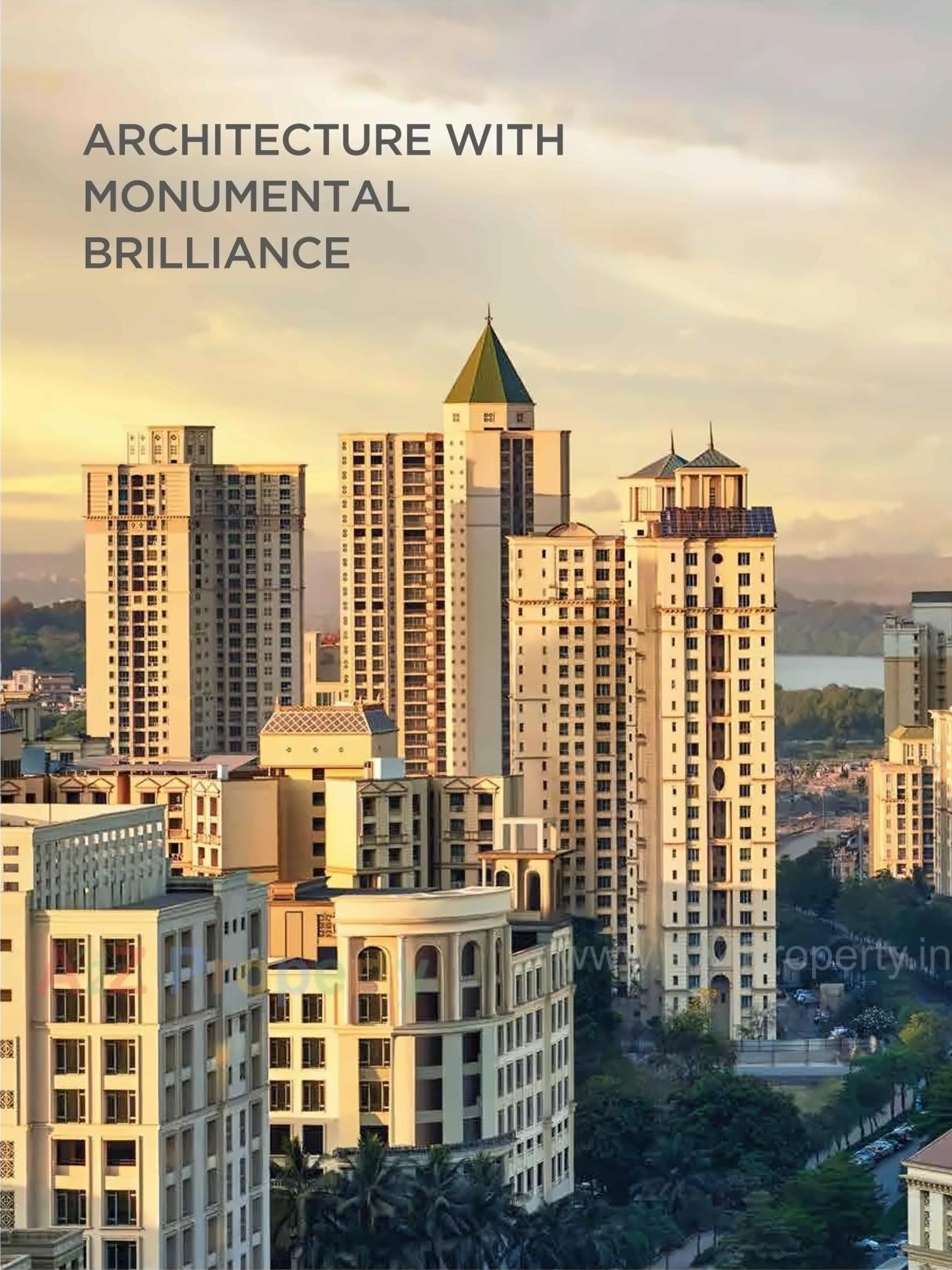 3D Elevation of real estate project Eagleridge located at Thane-m-corp, Thane, Maharashtra