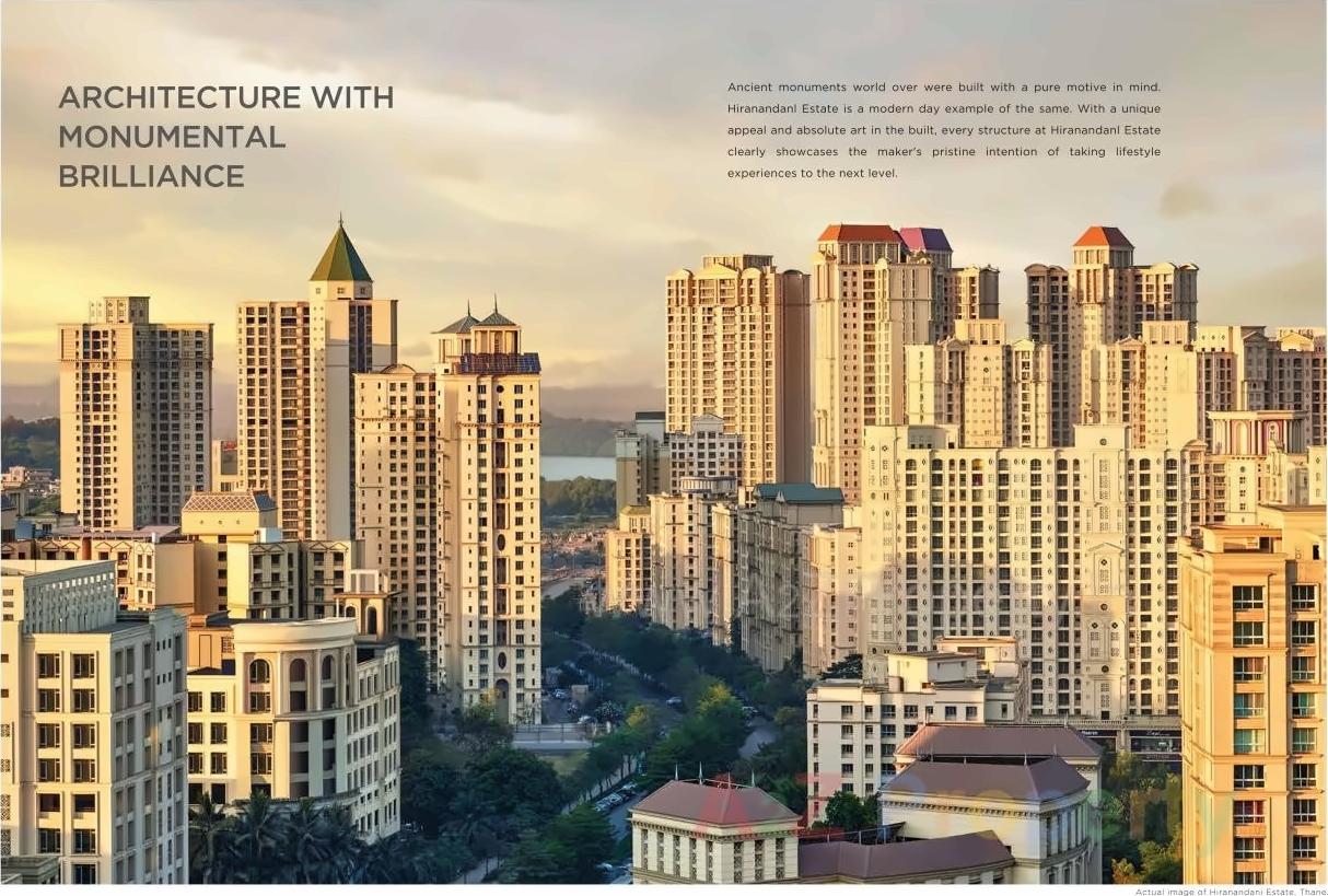 3D Elevation of real estate project Eagleridge located at Thane-m-corp, Thane, Maharashtra