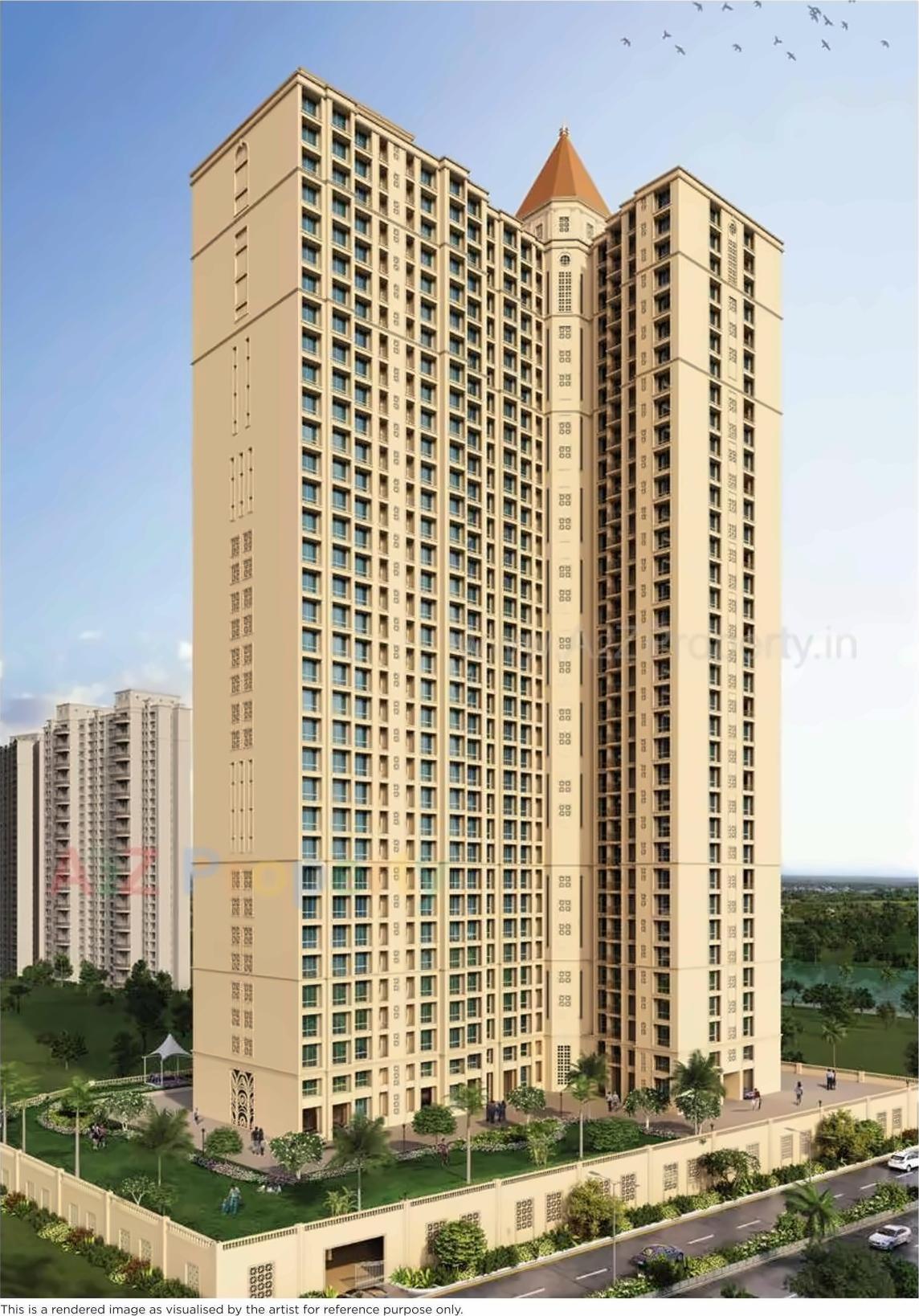 3D Elevation of real estate project Eagleridge located at Thane-m-corp, Thane, Maharashtra