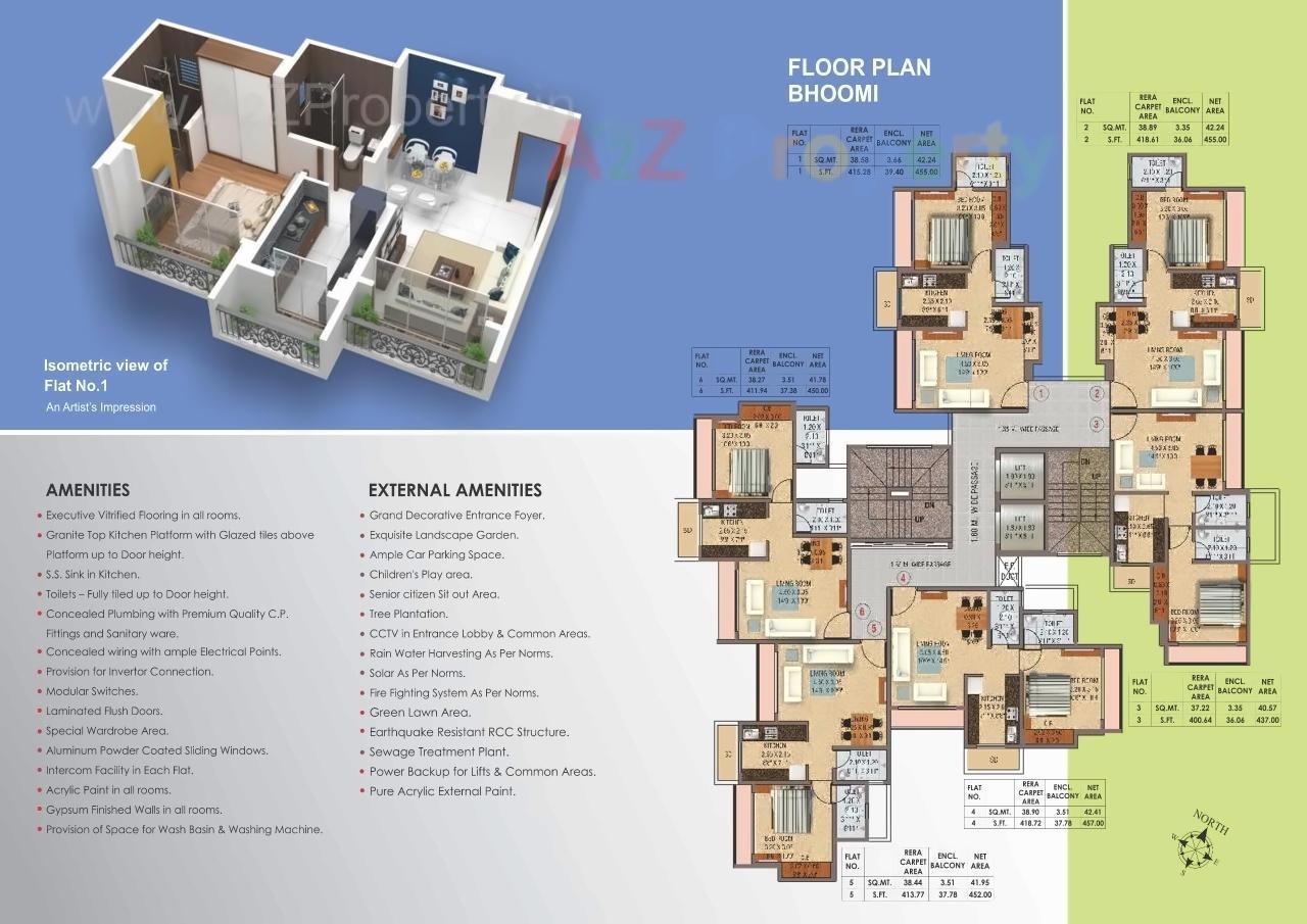 Layout of real estate project Elements located at Thane-m-corp, Thane, Maharashtra