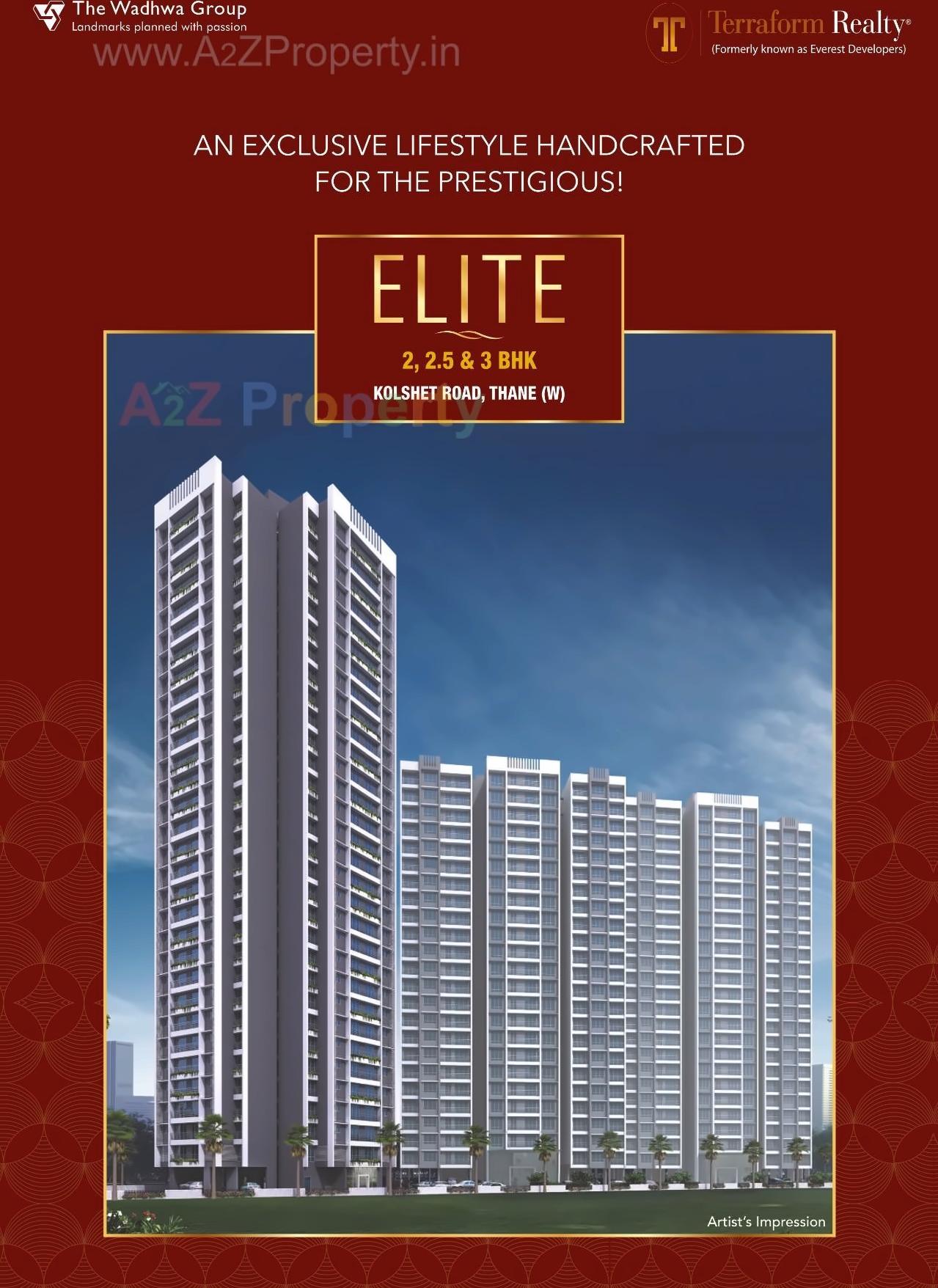 3D Elevation of real estate project Elite Solitaire located at Thane-m-corp, Thane, Maharashtra