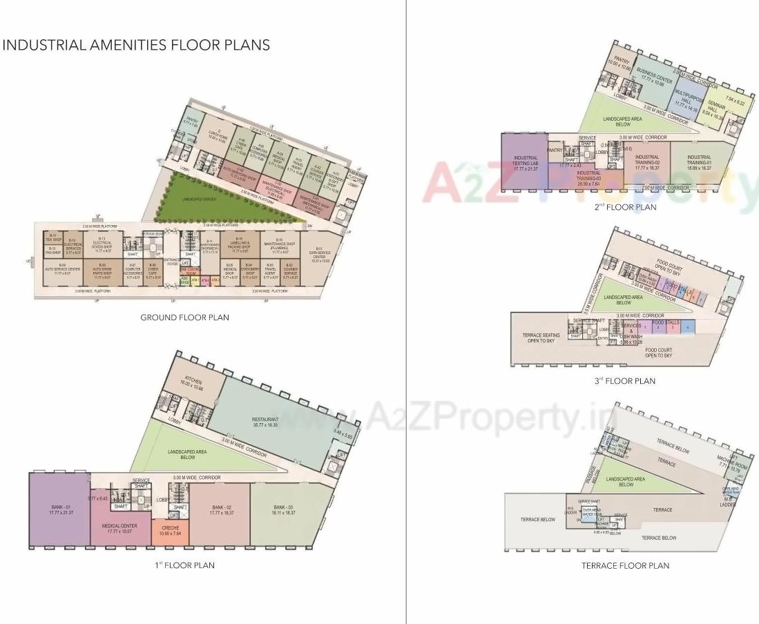 Layout of real estate project Empire Industrial Centrum located at Ambarnathm-cl, Thane, Maharashtra