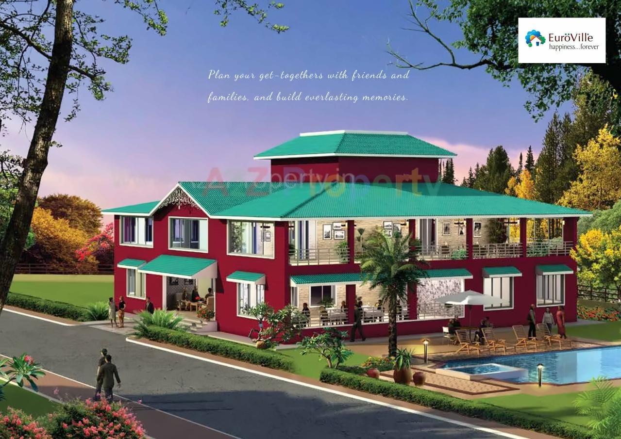 3D Elevation of real estate project Euro Ville located at Kharade, Thane, Maharashtra