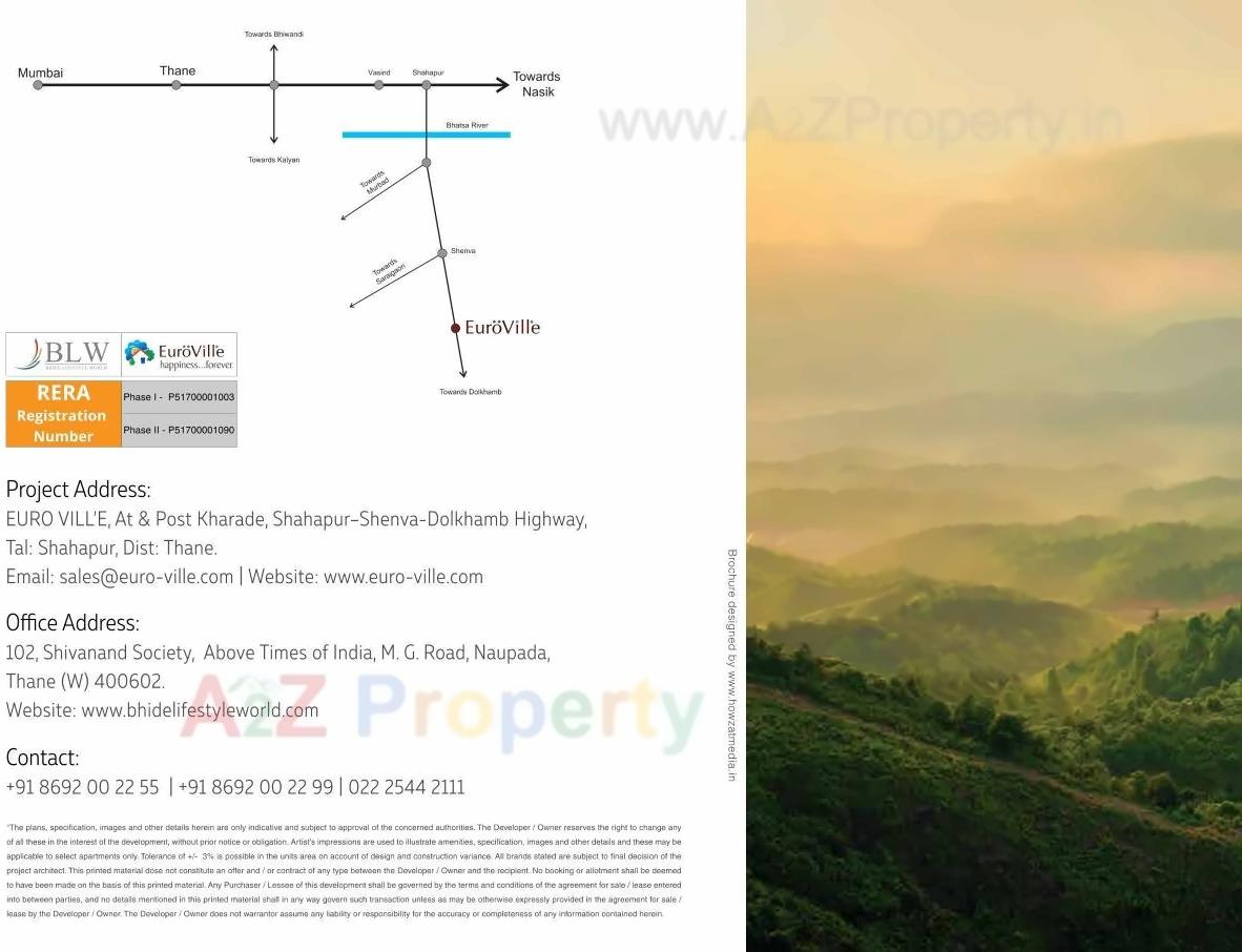  of real estate project Euro Ville located at Kharade, Thane, Maharashtra
