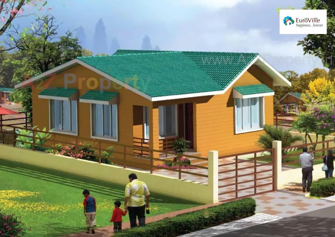 3D Elevation of real estate project Euro Ville located at Kharade, Thane, Maharashtra