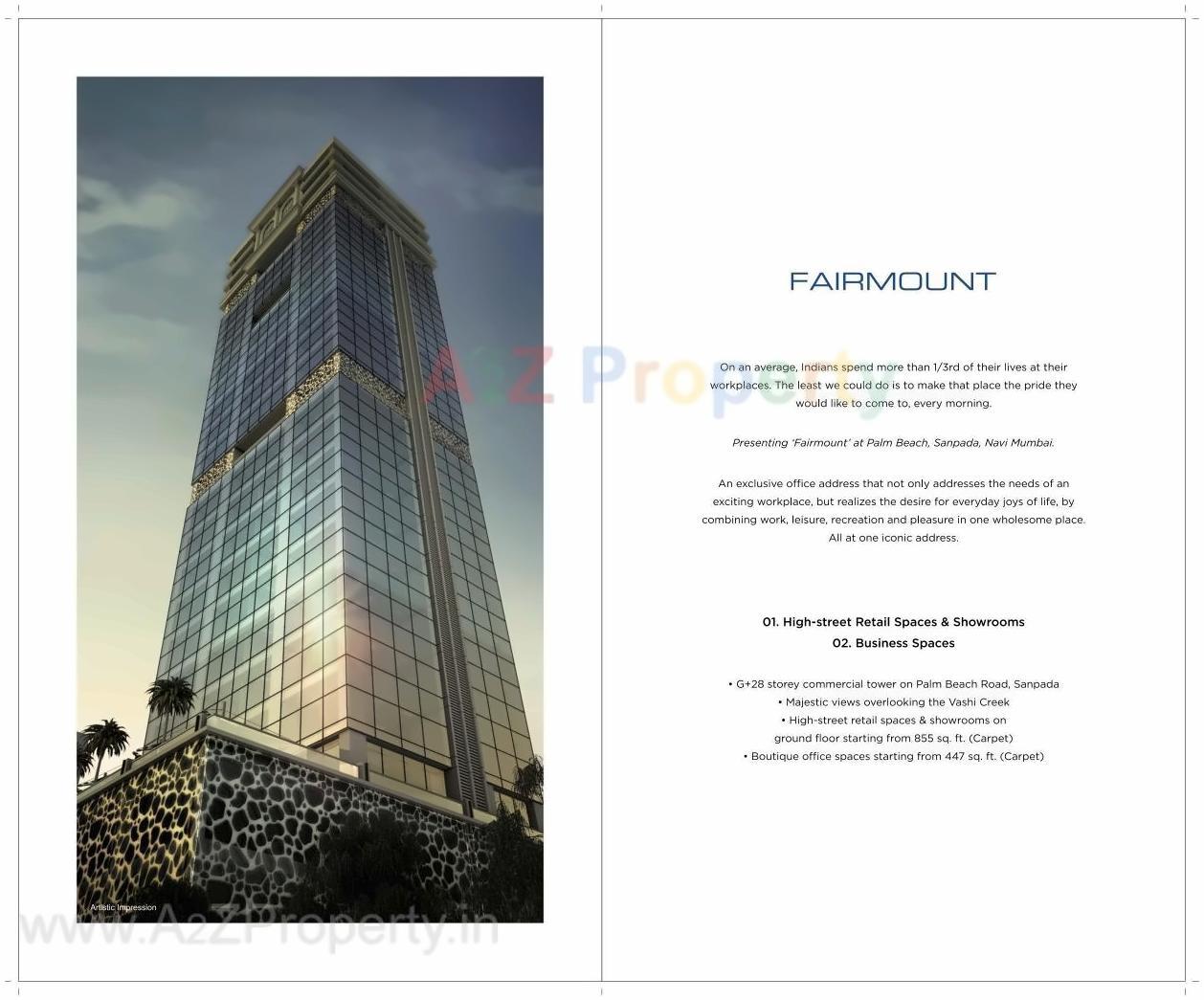 of real estate project Fairmount located at Navi-mumbai-m-corp, Thane, Maharashtra