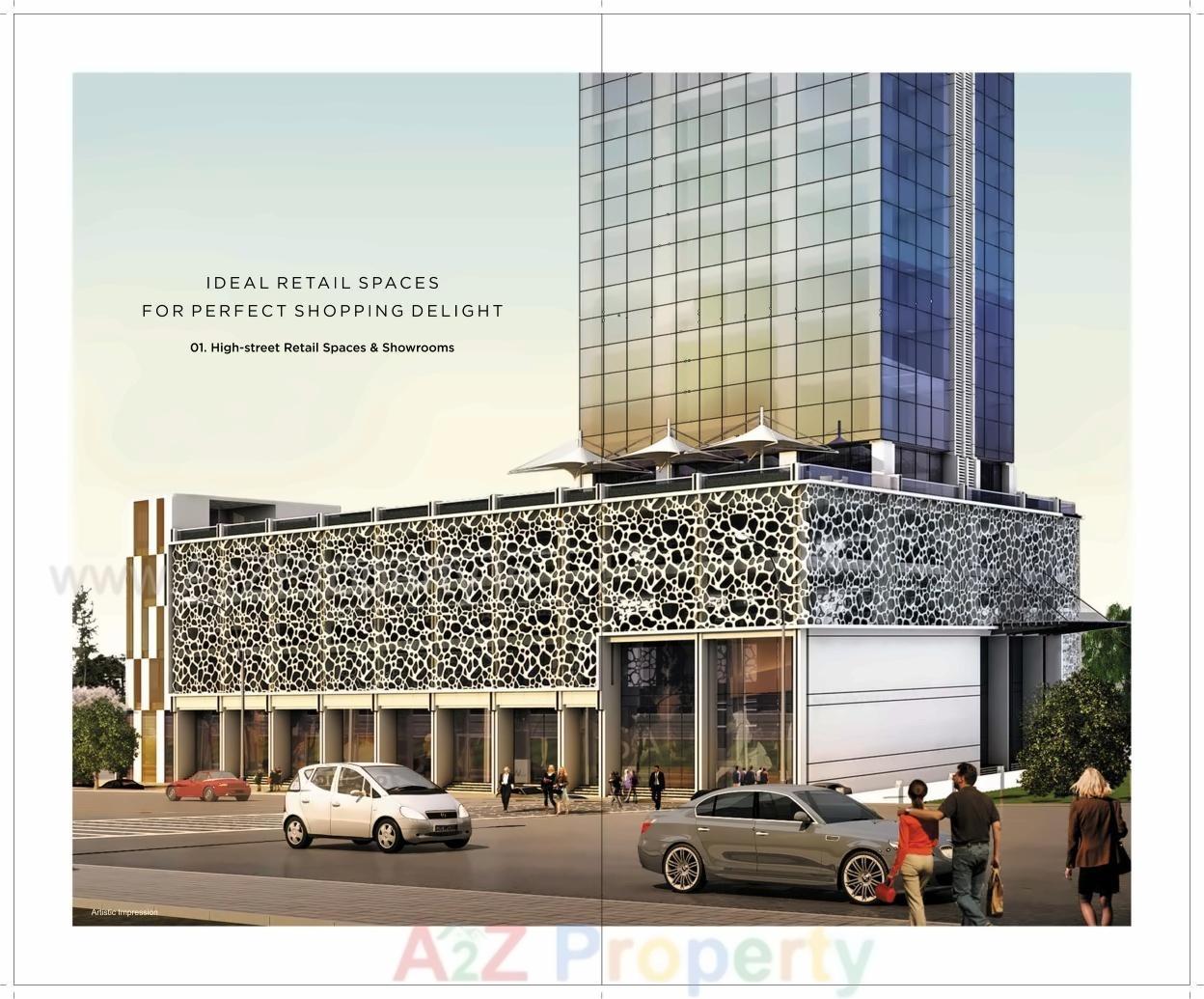 3D Elevation of real estate project Fairmount located at Navi-mumbai-m-corp, Thane, Maharashtra