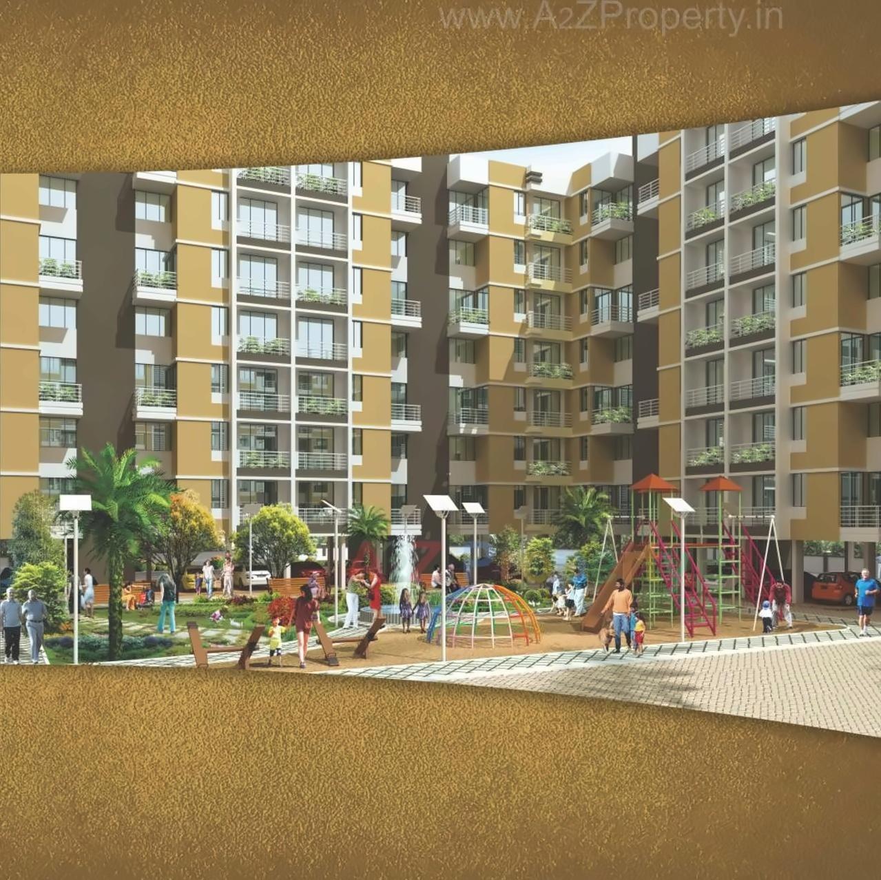 3D Elevation of real estate project Gebi Prerna located at Shelar-ct, Thane, Maharashtra