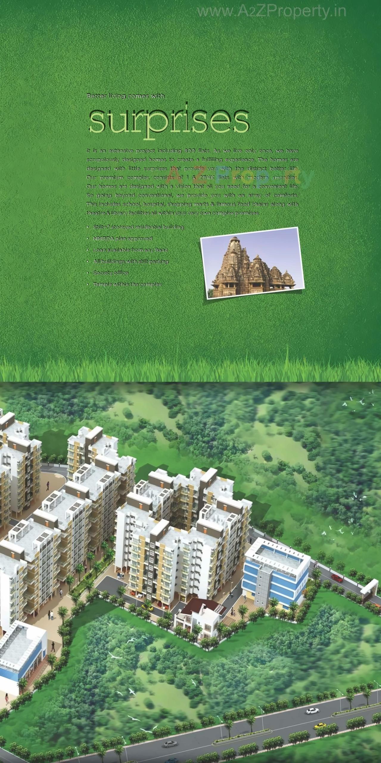 3D Elevation of real estate project Gebi Prerna located at Shelar-ct, Thane, Maharashtra