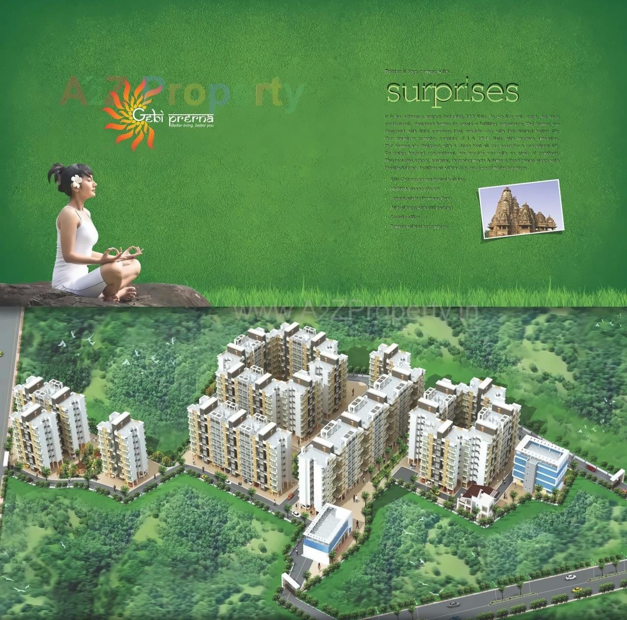 3D Elevation of real estate project Gebi Prerna located at Shelar-ct, Thane, Maharashtra