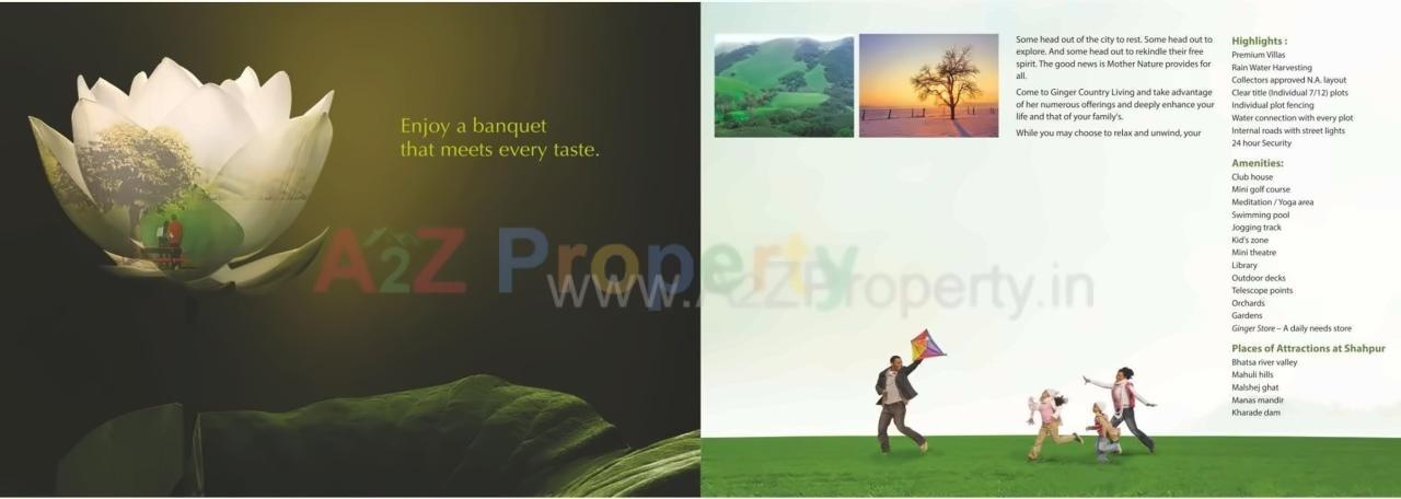  of real estate project Ginger Hills located at Kharade, Thane, Maharashtra