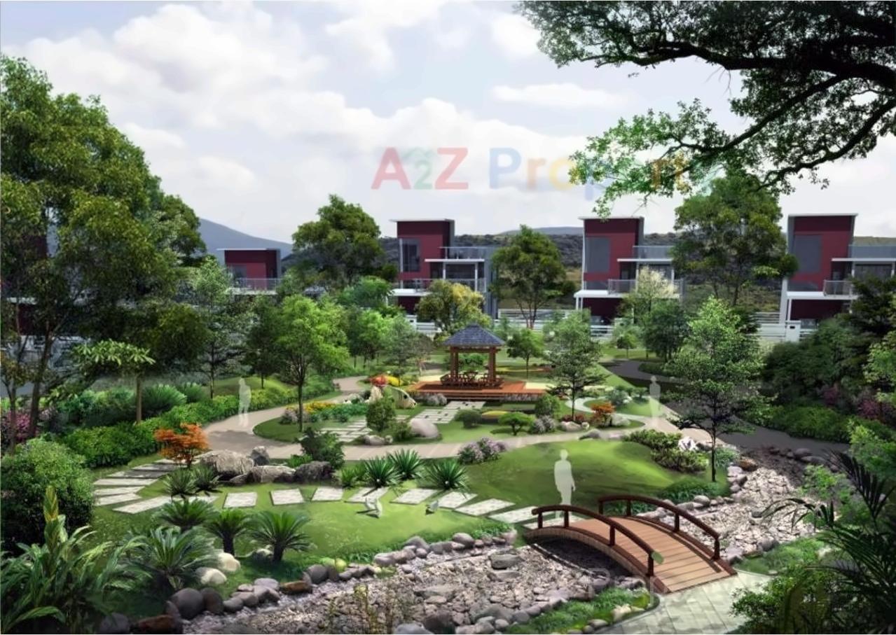 3D Elevation of real estate project Ginger Hills located at Kharade, Thane, Maharashtra