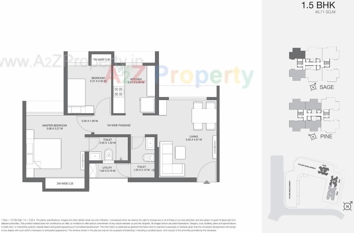 Layout of real estate project Godrej Emerald Thane located at Thane-m-corp, Thane, Maharashtra