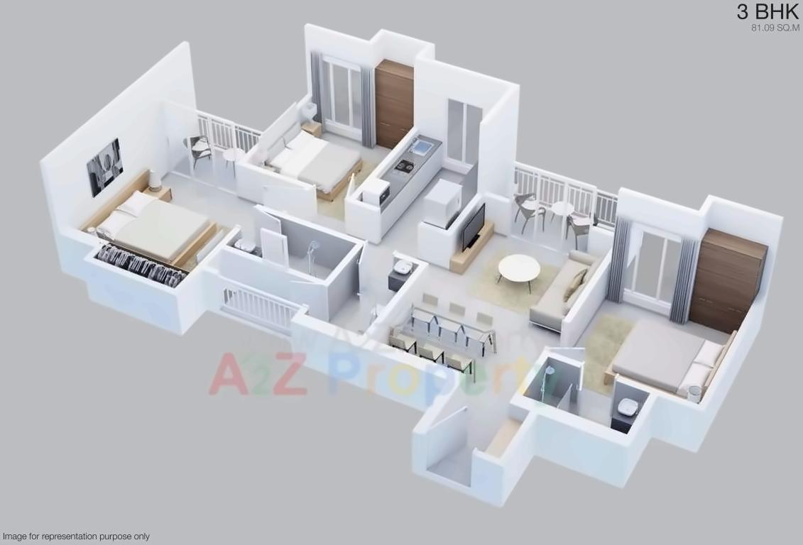 Layout of real estate project Godrej Emerald Thane located at Thane-m-corp, Thane, Maharashtra