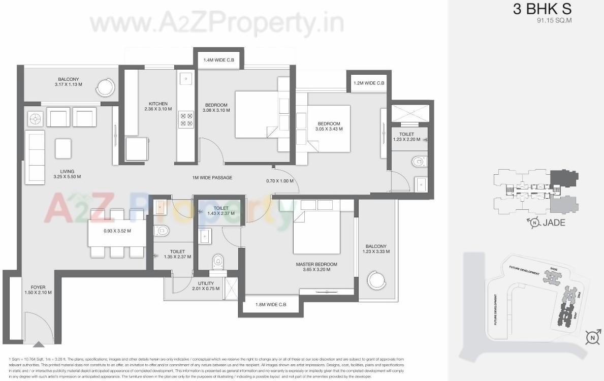 Layout of real estate project Godrej Emerald Thane located at Thane-m-corp, Thane, Maharashtra
