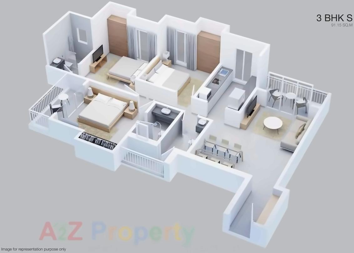 Layout of real estate project Godrej Emerald Thane located at Thane-m-corp, Thane, Maharashtra