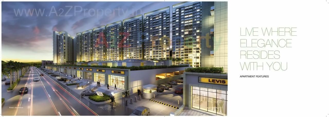 3D Elevation of real estate project Green World located at Thane-m-corp, Thane, Maharashtra